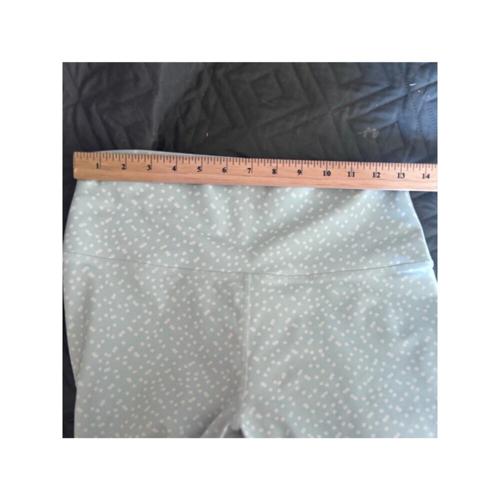 Betsy Johnson Performance Activewear Set Blue Speckled Bra M Leggings L - Picture 12 of 14
